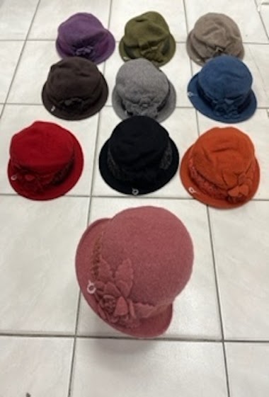 Wholesaler Mac Moda - Wool-FLOWER hat