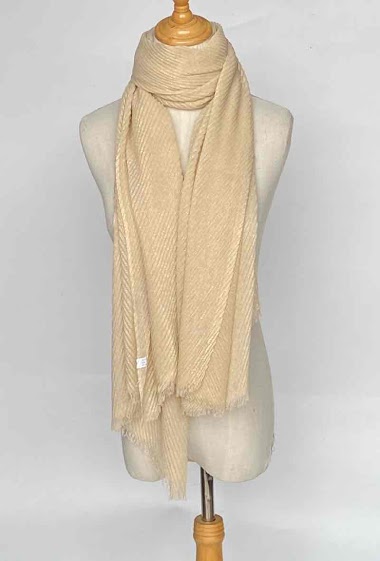 Wholesaler Mac Moda - Pleated Shiny scarf