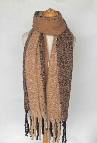 Wholesaler Mac Moda - Soft fringed scarf