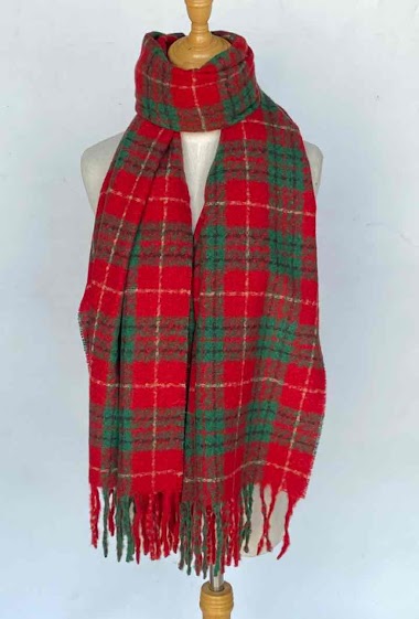Wholesaler Mac Moda - Checkered Thick scarf