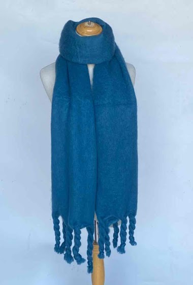 Wholesaler Mac Moda - Rasta fringed thick scarf