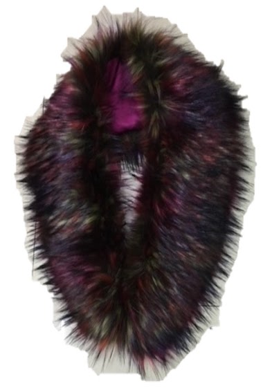 Wholesaler Mac Moda - Multicolored fur scarf