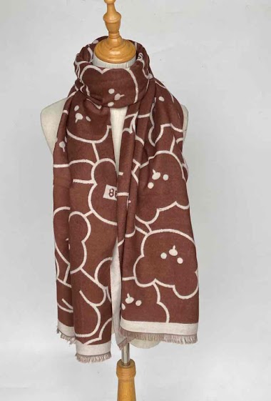 Wholesaler Mac Moda - Bear Printed scarf