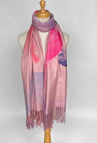 Wholesaler Mac Moda - Fringed printed scarf
