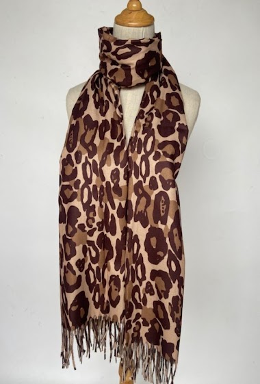 Wholesaler Mac Moda - Panther printed scarf