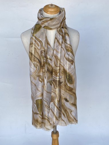 Wholesaler Mac Moda - printed lurex scarf