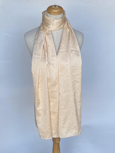 Wholesaler Mac Moda - satin flower scarf