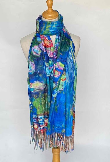 Wholesaler Mac Moda - Reversible painting scarf