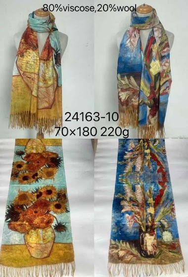 Großhändler Mac Moda - Reversible painting scarf