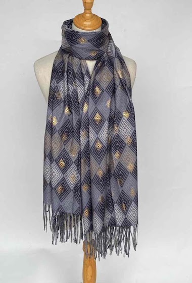 Wholesaler Mac Moda - Printed fringed scarves