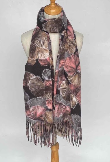 Wholesaler Mac Moda - Printed fringed scarves