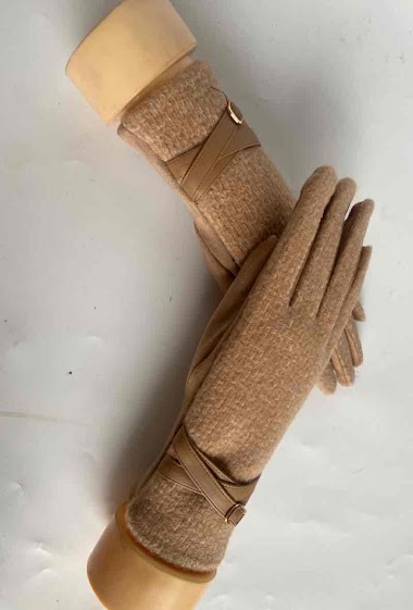 Wholesaler Mac Moda - Fingertouch gloves with faux fur