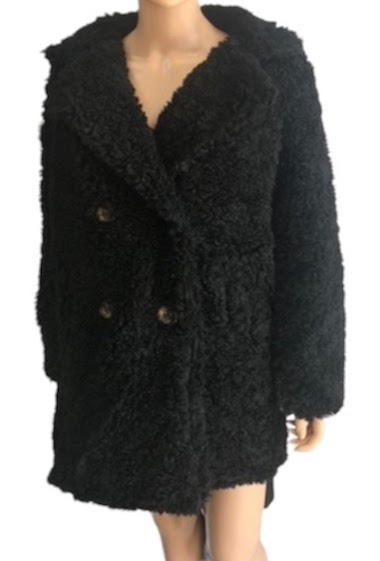 Wholesaler Mac Moda - Sheepskin effect coat