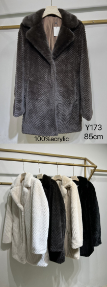 Grossiste Mac Moda - manteau effet vison