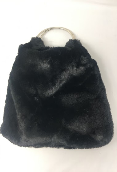 Wholesaler Mac Moda - Handle bag in fake fur