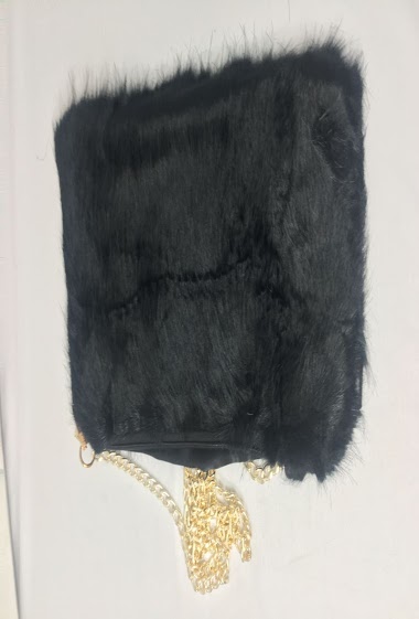 Wholesaler Mac Moda - Shoulder bag / fake fur pocket