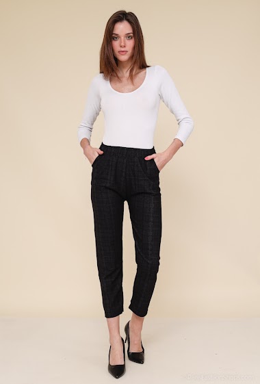 Mayorista MACMAX - Striped cropped trousers