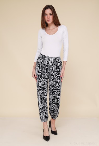 Wholesaler MACMAX - Lightweight patterned trousers