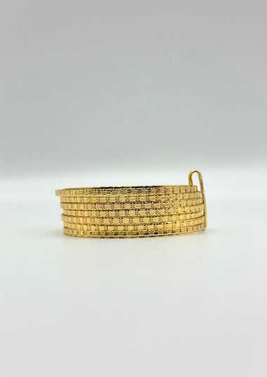 Wholesaler MAD ACCESSORIES - Traditional Rigid Weekly Bracelet with geometric patterns