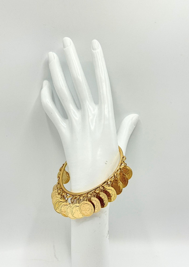 Wholesaler MAD ACCESSORIES - Traditional Oriental Bracelet with Napoleon coins