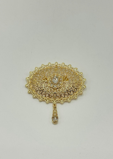 Wholesaler MAD ACCESSORIES - Oval Brooch for Caftan