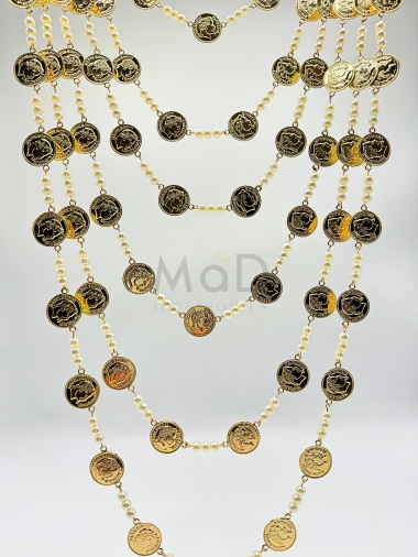 Wholesaler MAD ACCESSORIES - Large traditional oriental necklace
