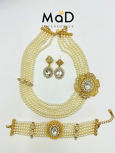 Wholesaler MAD ACCESSORIES - Traditional pearl adornment for kaftan