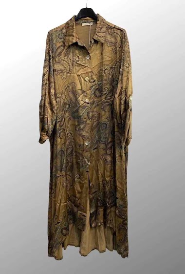 Grossiste Mademoiselle Agnès - Longue robe en viscose 57517