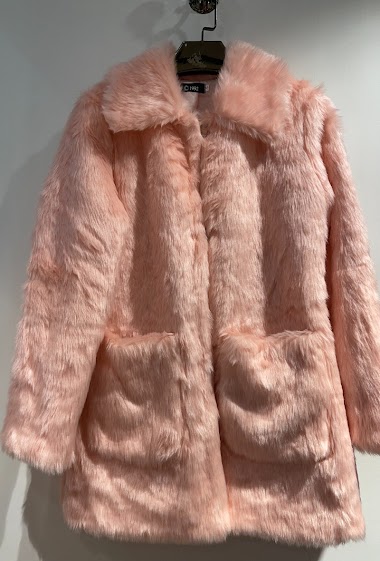 Mayorista Mademoiselle X - Fur coat pink
