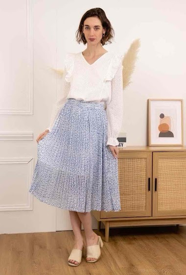 Wholesaler MAELLE - Pleated skirt