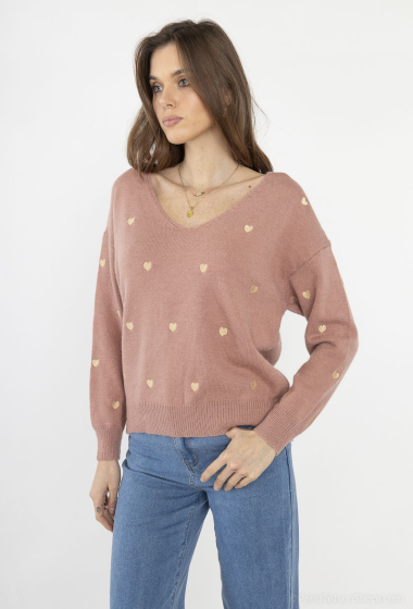 Wholesaler MAELLE - Heart sweater