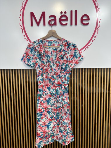 Großhändler MAELLE - Kurzes Kleid in Übergröße