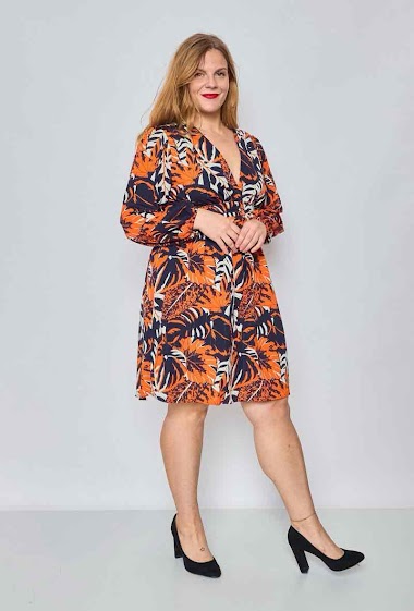 Wholesaler MAELLE - Plus size printed dress