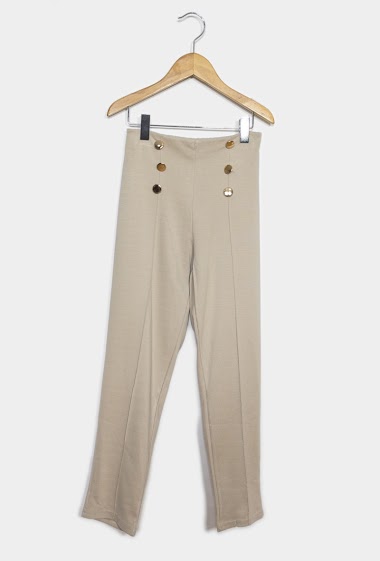 Milano pants with buttons