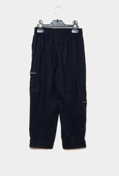Großhändler Maëlys - Zipper oversize pocket trousers