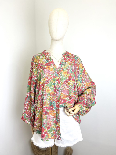 Wholesaler Maëlys Paris - Printed viscose blouse