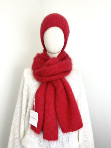 Wholesaler Maëlys Paris - Fluffy mohair scarf