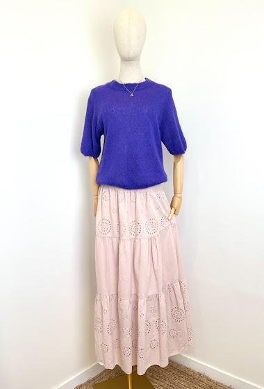 Wholesaler Maëlys Paris - Rosie embroidery skirt