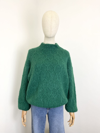 Wholesaler Maëlys Paris - High-neck mohair sweater