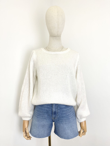 Wholesaler Maëlys Paris - Round-neck mohair sweater