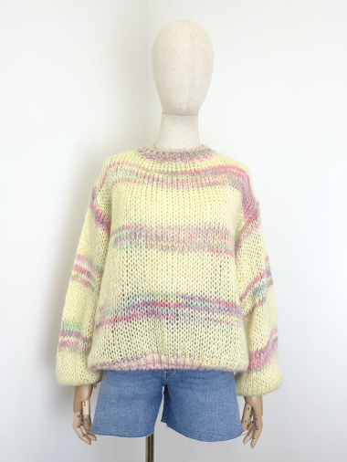 Wholesaler Maëlys Paris - Colorful mohair sweater