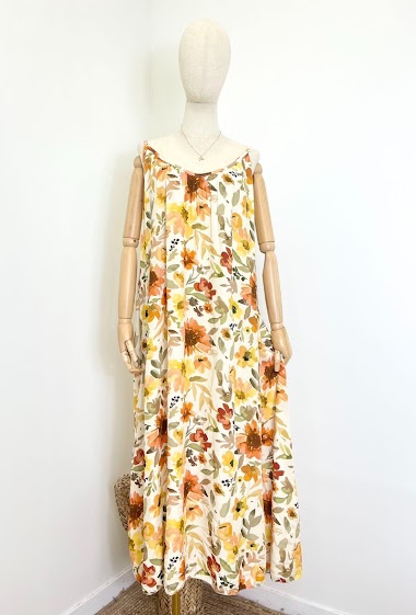 Wholesaler Maëlys Paris - Printed strap dress