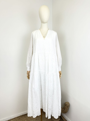 Großhändler Maëlys Paris - Kleid aus Baumwolle mit Stickerei