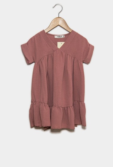 Wholesaler Maëlys - Plain short sleeve dress