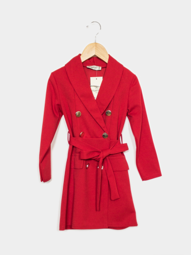 Wholesaler Maëlys - Jacket dress with button fastening belt