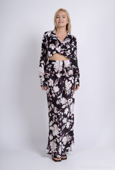 Wholesaler Maia H. - Printed top and skirt set