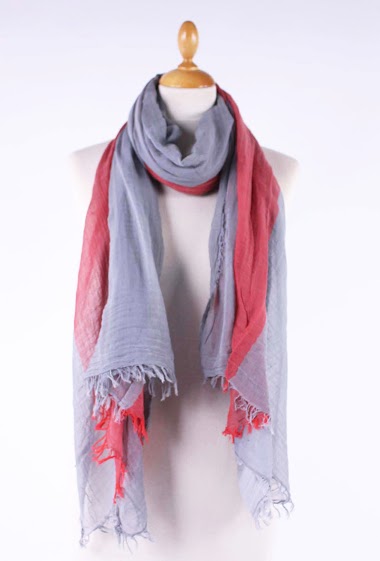 Wholesaler Maison Fanli - Two-tone scarf
