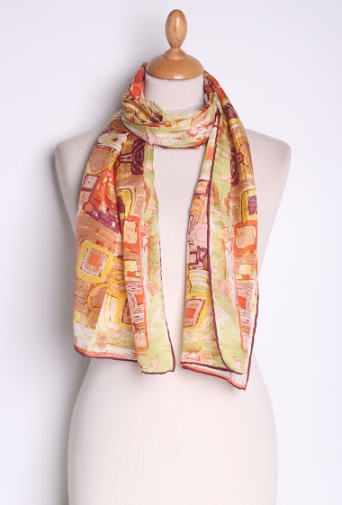 Wholesaler Maison Fanli - Silk crepe scarf