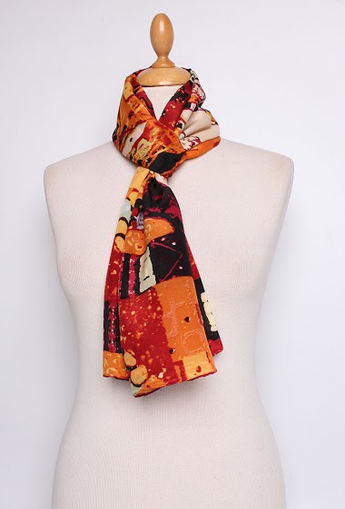 Wholesaler Maison Fanli - Silk crepe scarf