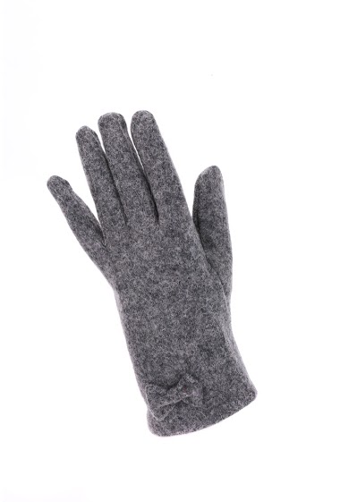 Wholesaler Maison Fanli - Wool glove with bow tie